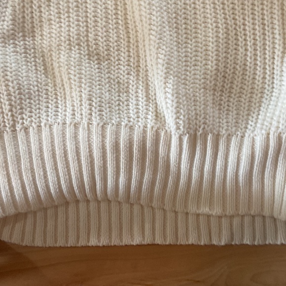 Free People cream Half Moon Bay knit pullover size xs - Picture 4 of 11